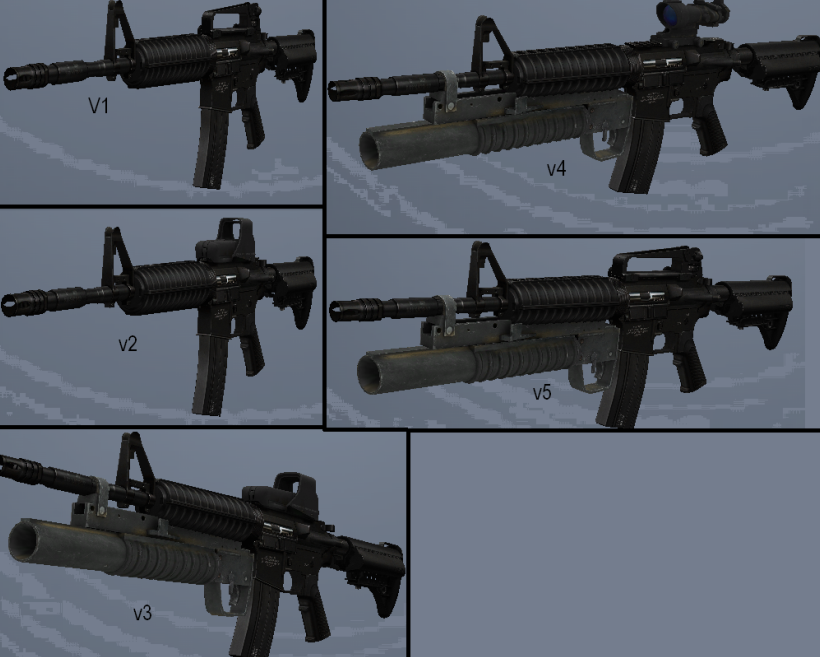 图片[2]-GTA 侠盗飞车 圣安地列斯11款M4A1突击步枪MOD-Mods8游戏网