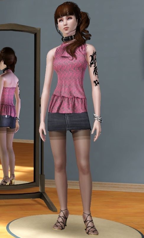 图片[1]-《模拟人生3》MOD人物 新发型的美女妲己-Mods8游戏网