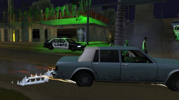 图片[1]-[GTA：圣安地列斯MOD]警车放尖刺-Mods8游戏网