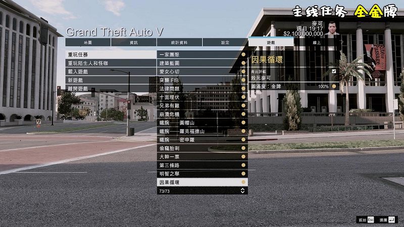图片[2]-GTA5 金牌 100%通关存档 全版本（正版/盗版 通用）包含抢劫任务载具【6.20MB】-Mods8游戏网