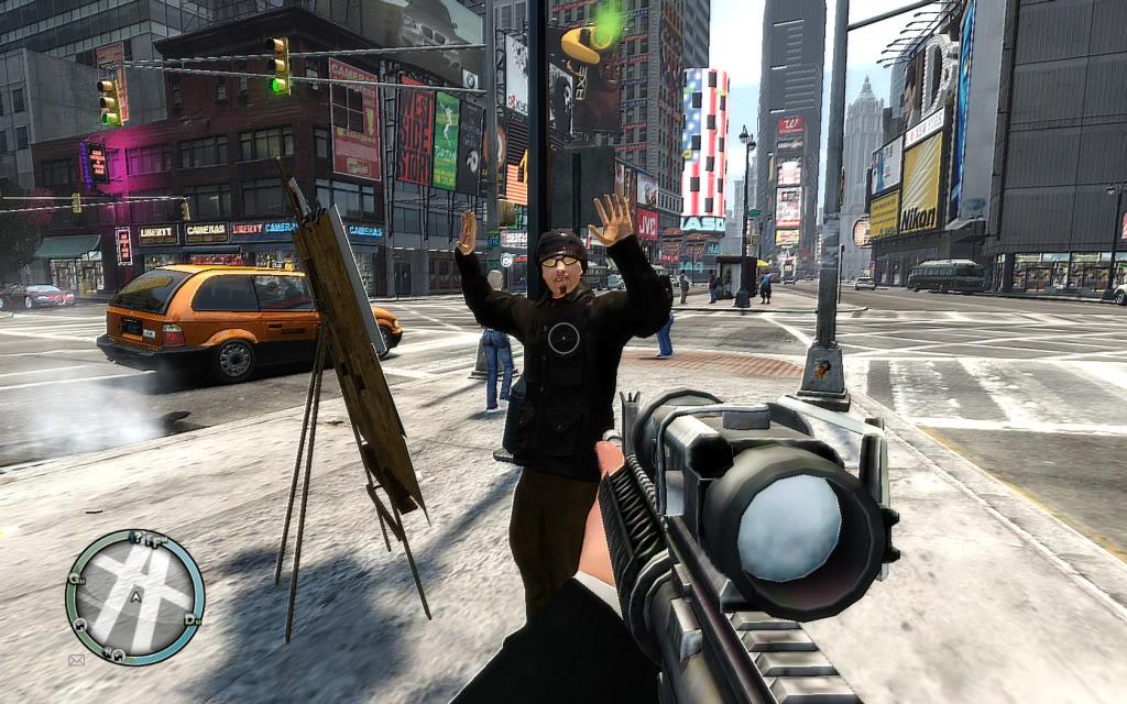 图片[1]-《侠盗猎车手GTA4》第一人称视角First Person v1.22 MOD-Mods8游戏网