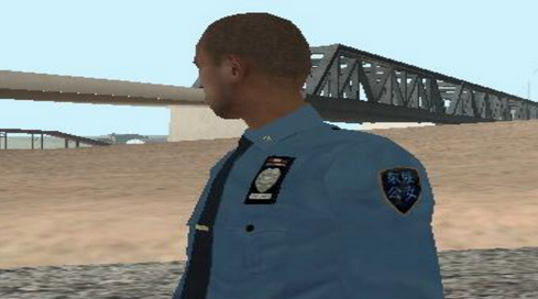 图片[1]-GTA 侠盗猎车 圣安地列斯 中国警察专用服装MOD-Mods8游戏网