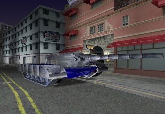 图片[1]-GTA 侠盗猎车手 罪恶都市 红色警戒盟军灰熊坦克MOD-Mods8游戏网