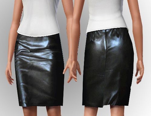 图片[1]-《模拟人生3》MOD服饰 女士皮裙-Mods8游戏网