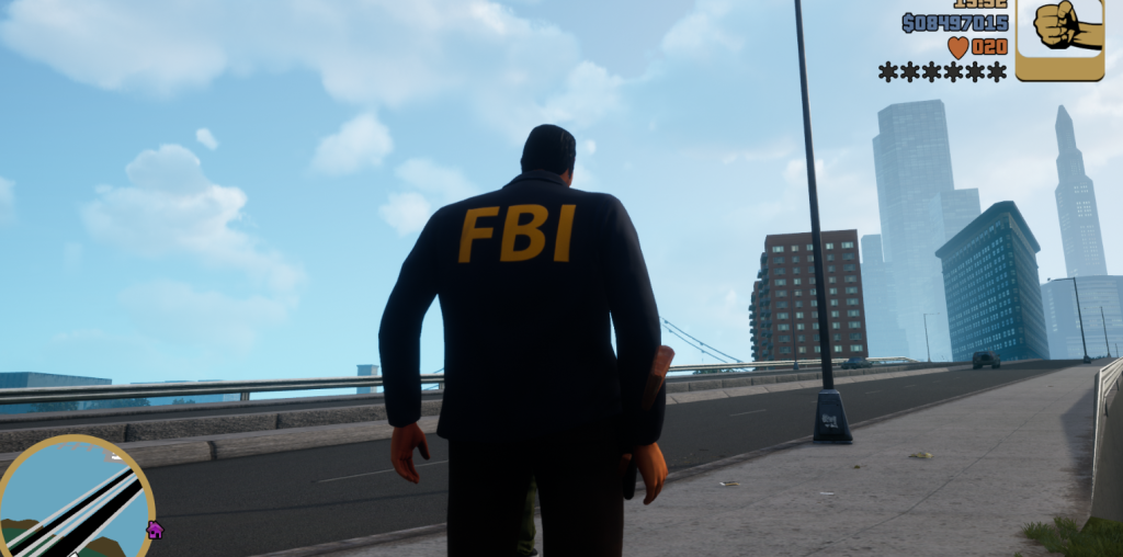 图片[1]-《侠盗猎车手三部曲重制版》黑色FBI皮夹克MOD-Mods8游戏网