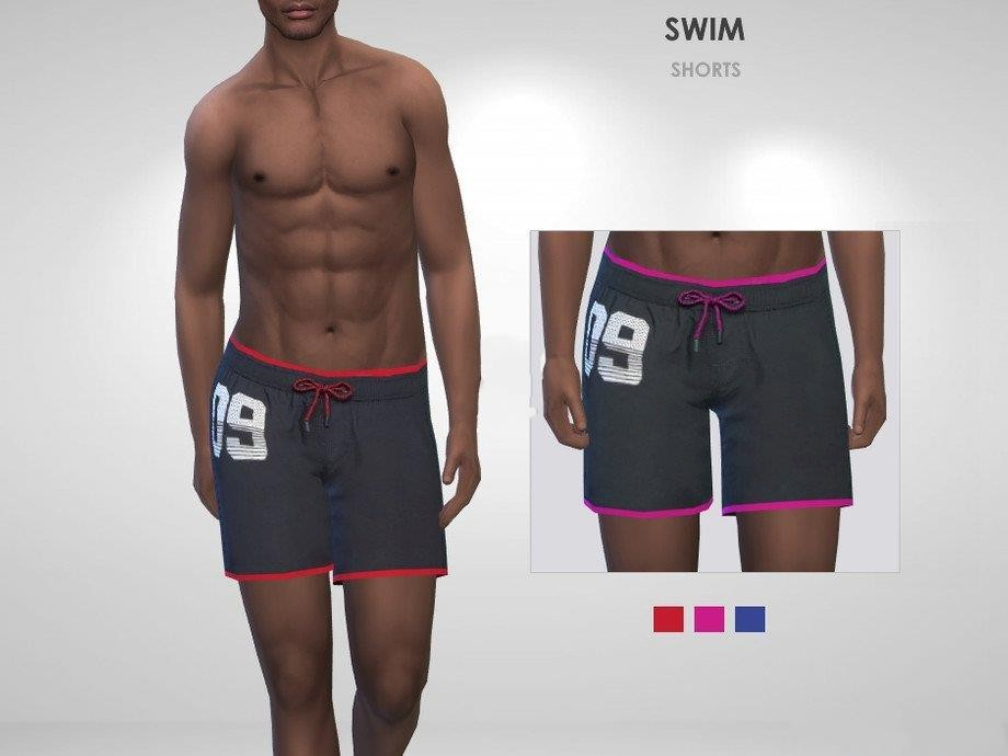 图片[1]-《模拟人生4》男款夏季运动短裤MOD-Mods8游戏网